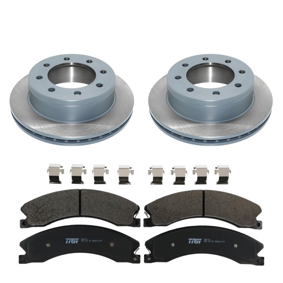 DuraGo Rear Rotors TRW Pro Metallic Disc Brake Pads Kit For Express Savana 3500