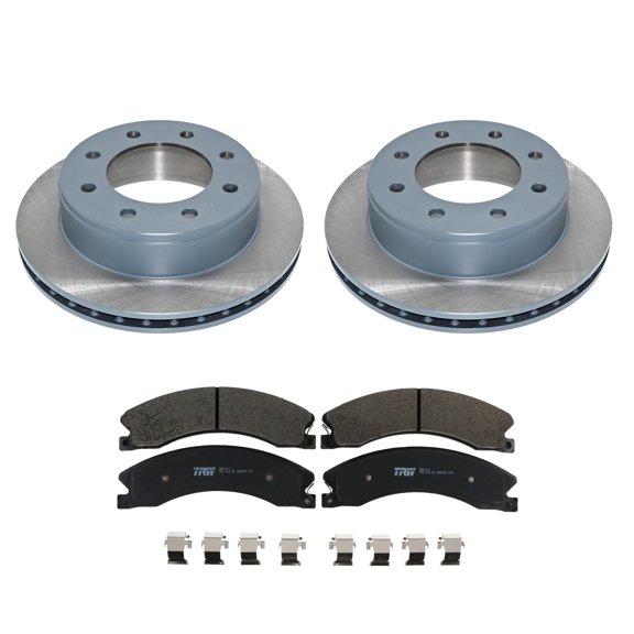 DuraGo Rear Rotors TRW Pro Metallic Disc Brake Pads Kit For Express Savana 3500