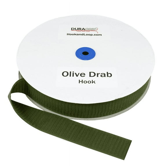 DuraGrip® Brand - 1.5" Olive Drab Hook Sew-On