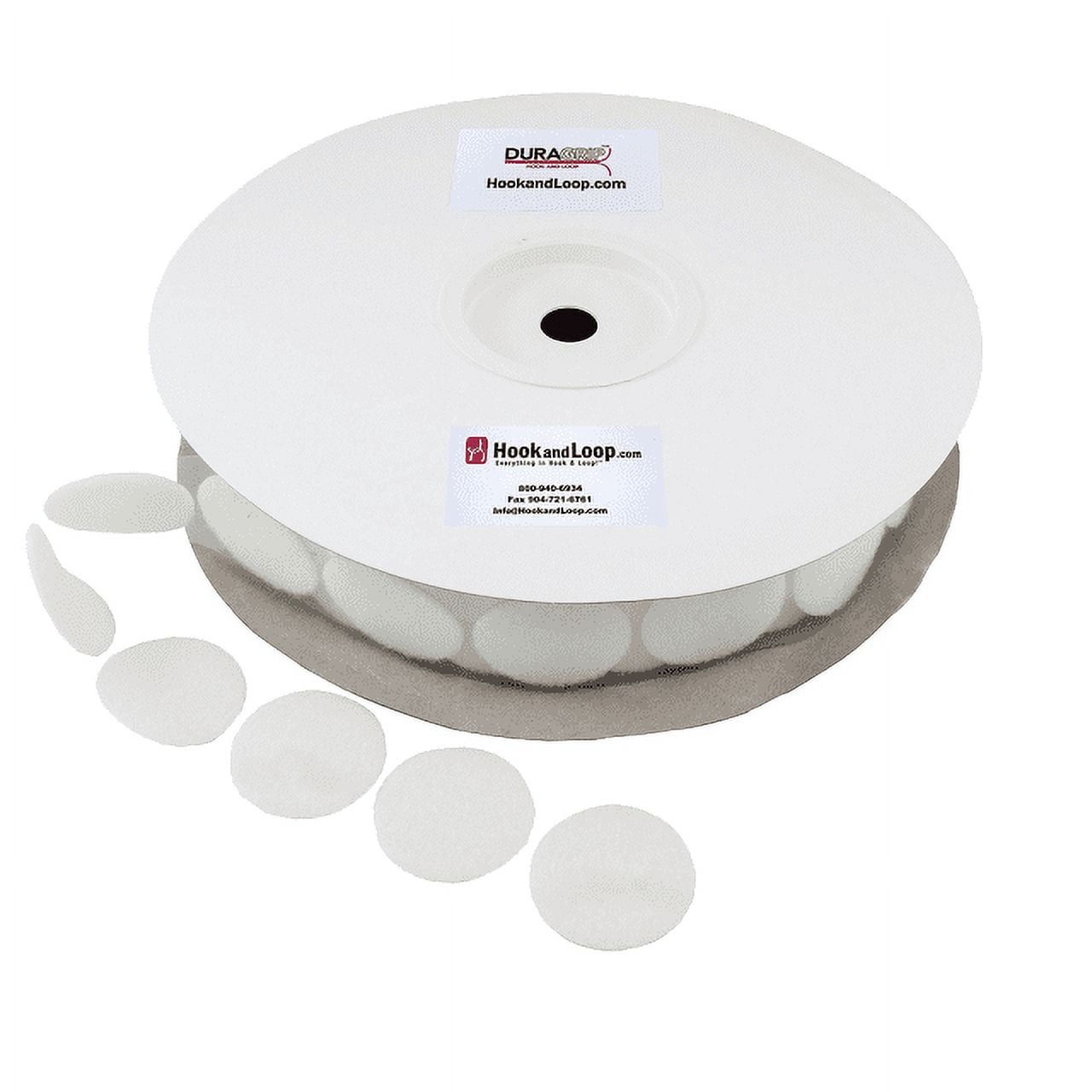 DuraGrip® Brand - 1 7/8" White Loop Coins
