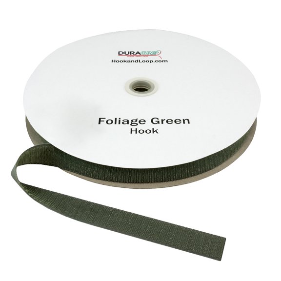 DuraGrip® Brand - 1" Foliage Green Hook Sew-On