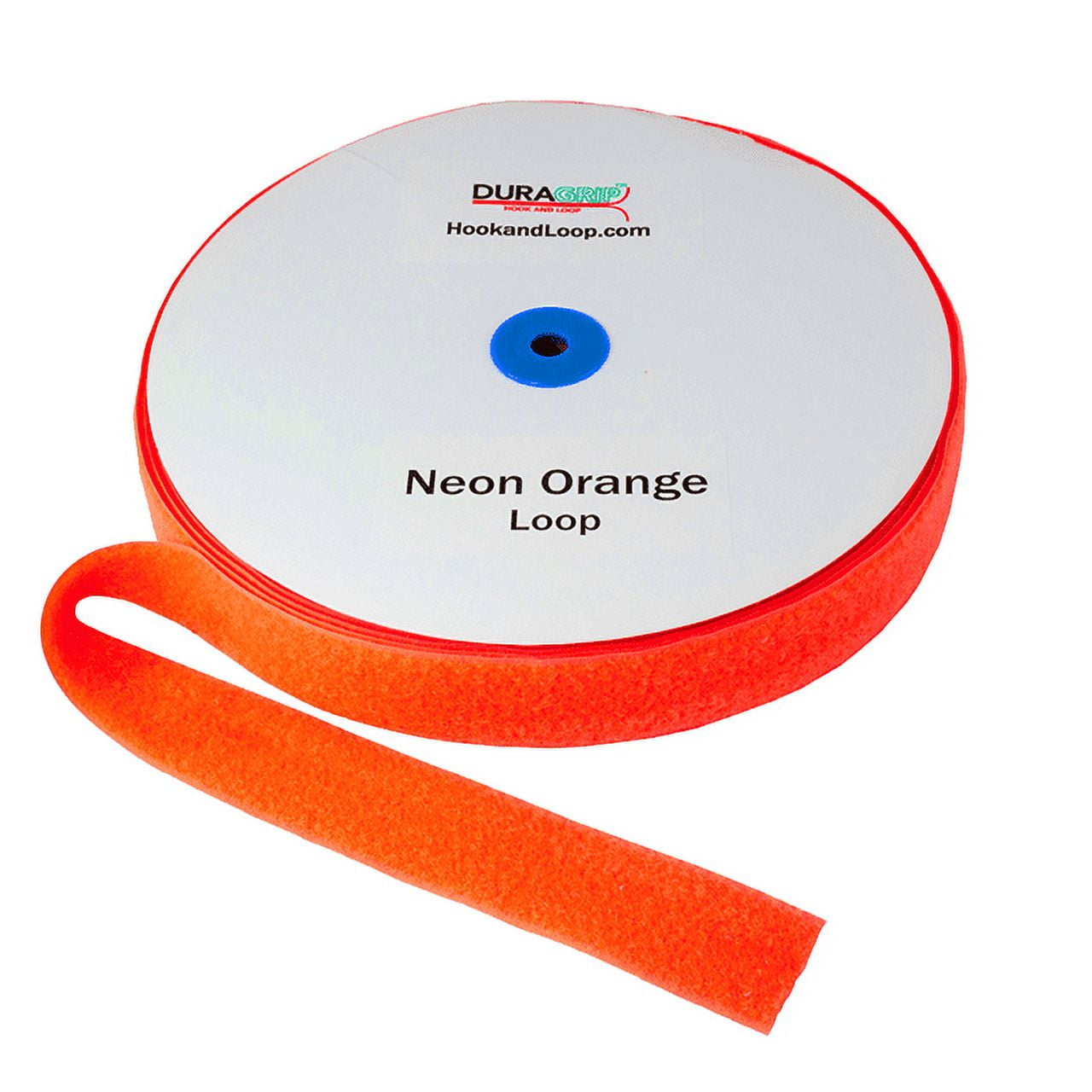 DuraGrip® Brand - 2" Neon Orange Loop Sew-On