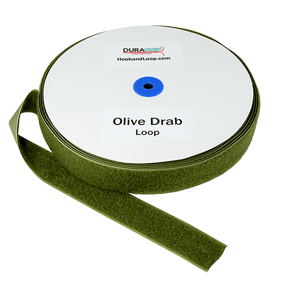 DuraGrip® Brand - 2" Olive Drab Loop Sew-On