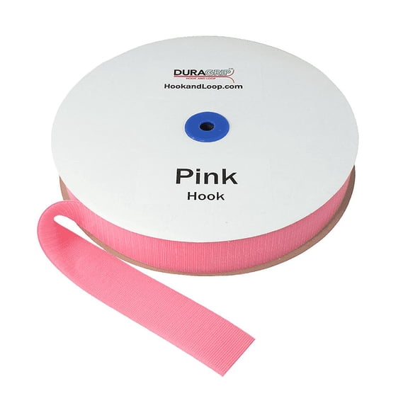 DuraGrip® Brand - 2" Pink Hook Sew-On