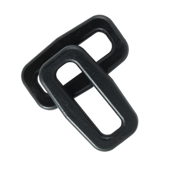 DuraGrip® Brand - 3/4" Black Rectangular Plastic Rings