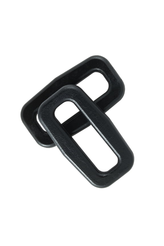 ® Brand - 3/4" Black Rectangular Plastic Rings