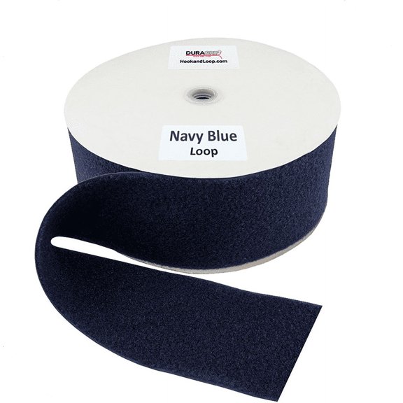 DuraGrip® Brand - 4" Navy Blue Loop Sew-On