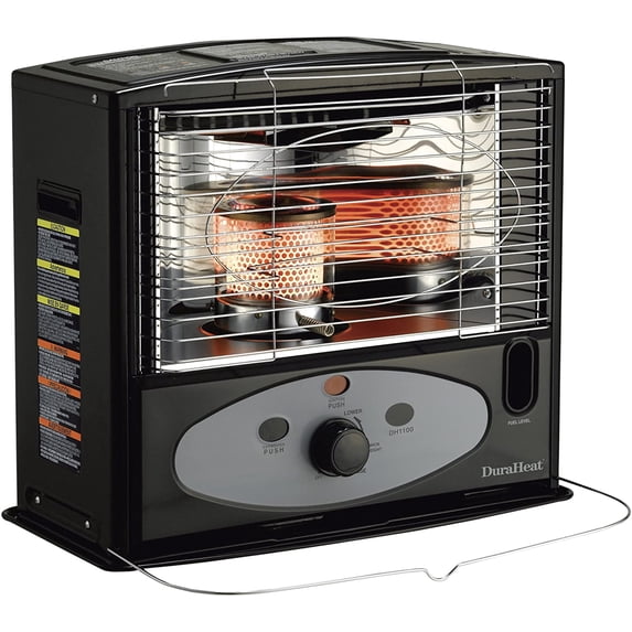 Dura Heat DH1100 Radiant Kerosene Heater, Black