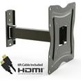 DuraPro FullMotion Wall Mount for 10" 50" TVs with Tilt and Swivel