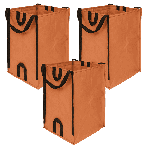 DuraSack Home and Yard Bag, Heavy Duty, 20"L x 20"W x 28"H, Terracotta, 3-Pack