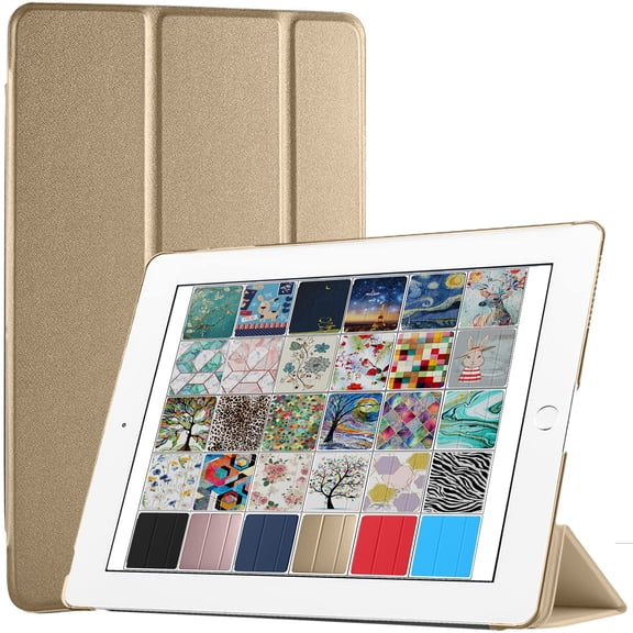 DuraSafe Case for iPad PRO 10.5 inch 2017 [ A1701 A1709 ] Tri Fold Smart Cover with Translucent Back, Auto Sleep/Wake - Gold
