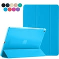 thumbnail image 1 of DuraSafe Case for iPad PRO 9.7 inch 2016 [ A1673 A1674 A1675 ] Tri Fold Smart Cover with Translucent Back, Auto Sleep/Wake - Blue, 1 of 11