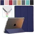 thumbnail image 1 of DuraSafe Cases For iPad 10.2 - Latest 8 Gen 2020 & 7 Gen 2019 MW762LL/A MW742LL/A MW752LL/A MW772LL/A MYLC2LL/A MYL92LL/A Ultra Slim Power Saving (Auto Sleep/Wake) Case with Clear Back - Navy Blue, 1 of 7