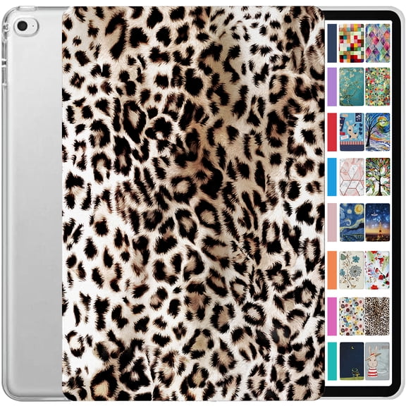 DuraSafe Cases for iPad 7.9 Inch Mini 4 Generation 2015 [ Mini 4th Gen ] A1538 A1550 Printed Slim Hard Shell Protective Stand Cover - Leopard