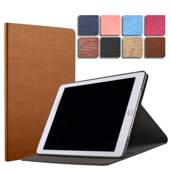 DuraSafe Cases for iPad Mini 4 2015 - 7.9" A1538 A1550 Tree Texture Folio Smart Cover with Protective Sleek & Classic Design - Brown