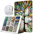 thumbnail image 1 of DuraSafe Cases for iPad PRO 12.9 1 Gen 2015 [ iPad 12.9 Inch 1st ] A1652 A1584 Trifold Printed Hard Smart PC Transparent Back Cover - Olivia Tree, 1 of 4