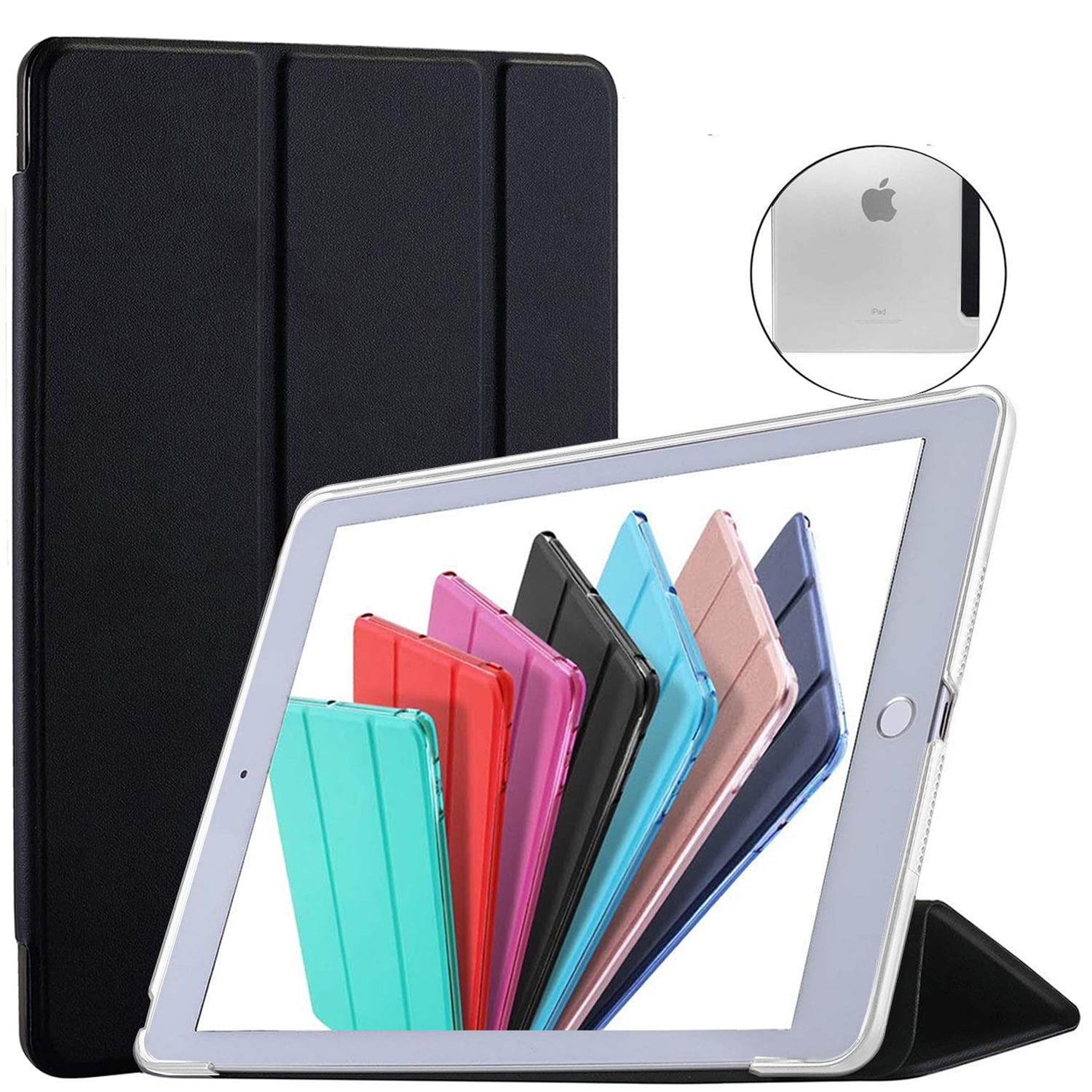 DuraSafe Trifold Ultra Slim Smart Cover Con Parte Trasera Translúcida