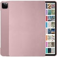 thumbnail image 1 of DuraSafe Cases iPad 2020 PRO 12.9 Inch 4 2021 5 2022 6 Gen [ 4th 5th 6th Generation ] A2378 A2461 A2379 A2462 A2229 A2069 A2232 A2233 Slim Hard Shell Protective Stand Cover - Rose Gold, 1 of 8