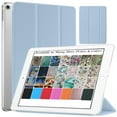 thumbnail image 1 of DuraSafe Cases for iPad 4 iPad 3 iPad 2-9.7 Inch [ iPad 4th / 3rd / 2nd Old Model ] A1396 A1416 A1430 A1403 A1458 A1459 A1460 A1395 A1397 Hard Smart PC Transparent Back Cover - Light Blue, 1 of 4