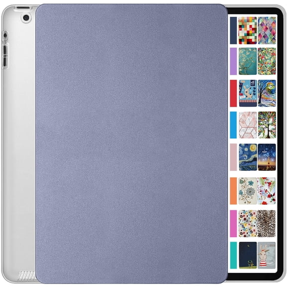 DuraSafe Cases for iPad 4th iPad 3rd iPad 2nd Gen - 9.7 Inch [ iPad 4 3 2 Gen OLD MODEL ] A1396 A1416 A1430 A1403 A1458 A1459 A1460 A1395 A1397 Slim Hard Shell Protective Stand Cover - Gray