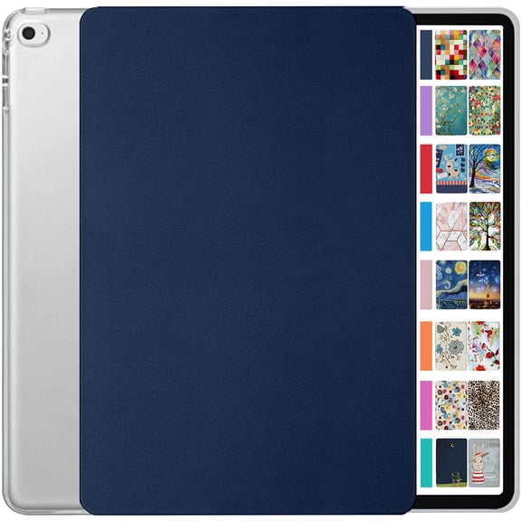DuraSafe Cases iPad 5th 6th 9.7 Inch Air 2nd 1st [ iPad 5 6 Air 1 2 ] A1893 A1954 A1822 A1823 MRJN2LL/A MR7G2LL/A MR7F2LL/A MP2F2LL/A Slim Hard Shell Protective Stand Cover - Navy Blue
