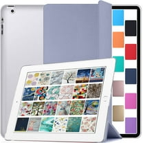 DuraSafe Cases for iPad 9.7 Inch 4 3 2 Generation [ iPad 4th 3rd 2nd OLD MODEL ] MC705LL/A MD328LL/A MD333LL/A MD510LL/A iPad Cover with Translucent Hard Back - Gray
