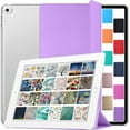 thumbnail image 1 of DuraSafe Cases iPad 9.7 Inch 5 6 Gen Air 1 2 MRJN2LL/A MR7G2LL/A MR7F2LL/A MP2F2LL/A MP2G2LL/A MPGT2LL/A iPad Cover with Translucent Hard Back - Purple, 1 of 8
