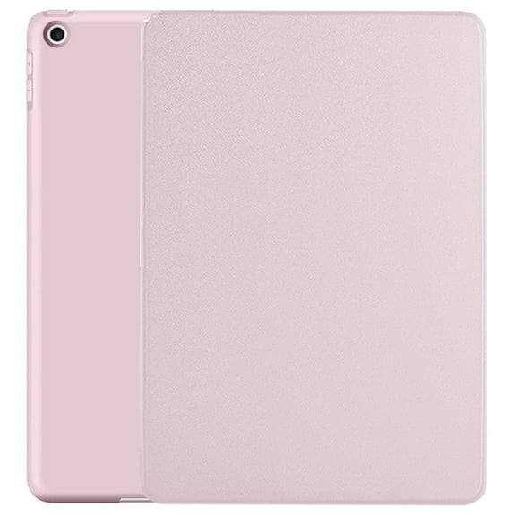 DuraSafe Cases iPad 9.7 Inch Air 2nd 1st 6th 5th Generation [ iPad 6 5 Air 2 1 ] MH2V2LL/A MH2W2LL/A MH2U2LL/A MGLW2LL/A MGL12LL/A MH0W2LL/A TriFold Soft Silicone Shock Proof Magnetic Flip Case - Pink