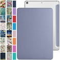 thumbnail image 1 of DuraSafe Cases for iPad 9.7 Inch Air 2nd Generation [ Air 2 2014 ] MH2V2LL/A MH2W2LL/A MH2U2LL/A MGLW2LL/A MGL12LL/A MH0W2LL/A TriFold PC Lightweight Smart PU Leather Protective Hard Back Cover - Gray, 1 of 4