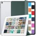 thumbnail image 1 of DuraSafe Cases for iPad Air 2nd Gen 2014 9.7 Inch [ Air 2 ] MGLW2LL/A MGL12LL/A MH0W2LL/A MGKM2LL/A MH182LL/A MGKL2LL/A iPad Cover with Translucent Hard Back - Dark Green, 1 of 4