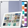 thumbnail image 1 of DuraSafe Cases for iPad Air 2nd Gen 2014 9.7 Inch [ Air 2 ] MGLW2LL/A MGL12LL/A MH0W2LL/A MGKM2LL/A MH182LL/A MGKL2LL/A iPad Cover with Translucent Hard Back - Gray, 1 of 4