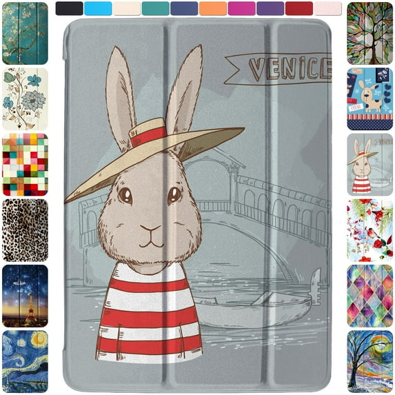 DuraSafe Cases for iPad Mini 1st Gen / Mini 2nd Gen / Mini 3rd Gen - 7.9 MGNV2LL/A MGYE2LL/A MGNR2LL/A ME276LL/A Ultra Slim Supportive Classic Case with Adjustable Stand Feature - Bunny Hat