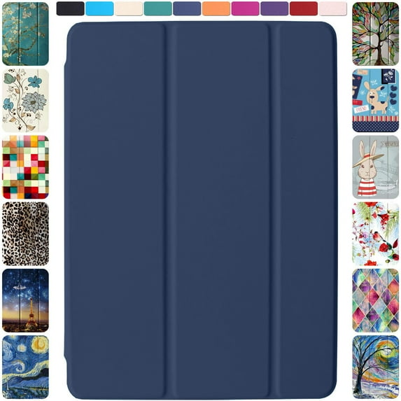 DuraSafe Cases for iPad Mini 1st Gen/Mini 2nd Gen/Mini 3rd Gen - 7.9 MGNV2LL/A MGYE2LL/A MGNR2LL/A ME276LL/A ME279LL/A ME277LL/A Ultra Slim Cover with Auto Sleep/Wake Function - Navy Blue