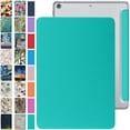 thumbnail image 1 of DuraSafe Cases iPad Mini 4 7.9 Inch 2015 [ Mini 4th Gen ] A1538 A1550 MK6K2LL/A MK6J2LL/A MK6L2LL/A MK9J2LL/A MK9H2LL/A Trifold Hard Smart PC Translucent Back Cover - Green, 1 of 8
