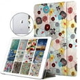thumbnail image 1 of DuraSafe Cases iPad Mini 4 7.9 Inch 2015 [ Mini 4th Gen ] A1538 A1550 MK6K2LL/A MK6J2LL/A MK6L2LL/A Trifold Printed Hard Smart PC Transparent Back Cover - Yarn Flowers, 1 of 4