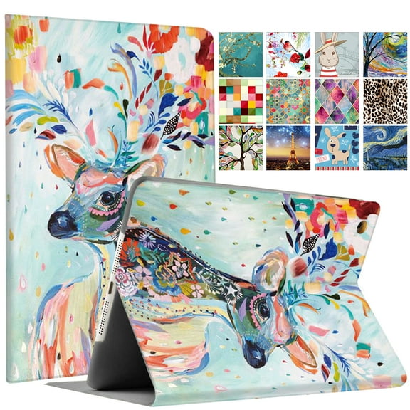 DuraSafe Cases iPad Mini 5 / Mini 4 7.9 Inch [ Mini 5th 4th Gen ] A1538 A1550 MK6K2LL/A MK6J2LL/A MK6L2LL/A Printed Folio Magnetic Smart Protective Sleek & Classic Design Cover - Deer Print