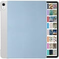 thumbnail image 1 of DuraSafe Cases for iPad PRO 11 Inch 1 Generation [ PRO 11 1st 2018 ] A1980 A1934 A2013 A1979 MTXN2LL/A MTXP2LL/A MTXR2LL/A Slim Hard Shell Protective Stand Cover - Light Blue, 1 of 4