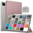thumbnail image 1 of DuraSafe Cases iPad PRO 11 Inch 2 2020 3 2021 4 2022 [ PRO 11 2nd 3rd 4th ] Slim Lightweight Protective PC Dual Angle Stand Cover - Rose Gold, 1 of 7