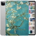 thumbnail image 1 of DuraSafe Cases iPad PRO 11 Inch 2 3 4 Gen [ PRO 11 2nd 2020 3rd 2021 4th 2022 ] A2759 A2435 A2761 A2762 A2377 A2459 A2228 A2068 A2230 A1980 A2013 Printed Slim Hard Shell Stand Cover - Blossom, 1 of 7