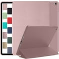 thumbnail image 1 of DuraSafe Cases iPad PRO 11 Inch 2020 2 2021 3 2022 4 Gen [ PRO 11 2nd 3rd 4th ] with Soft Silicone Back and Flip Stand Cover - Rose Gold, 1 of 7