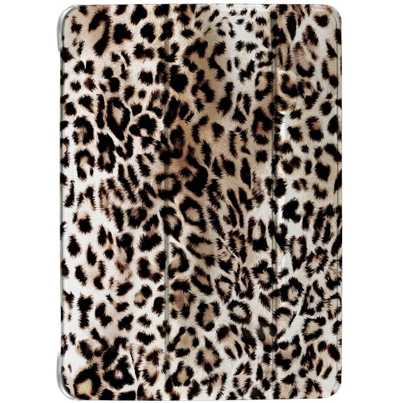 DuraSafe Cases iPad PRO 11 Inch 2nd 3rd 4th [ PRO 11 2 3 4 Gen 2020 2021 2022 ] Lightweight Smart Adjustable Stand Feature Printed Sleek Design Flip Case - Leopard