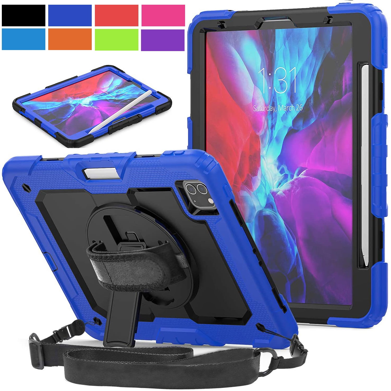 DuraSafe Cases iPad PRO 12.9 3 / 4 / 5 / 6 [ iPad Pro 12.9 6th 2022 5th 2021 4th 2020 3rd 2018