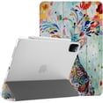 thumbnail image 1 of DuraSafe Cases iPad PRO 12.9 4 5 6 Gen 2020 2021 2022 [ iPad 12.9 Inch 4th 5th 6th ] A2229 A2069 A2232 A2233 MGNV2LL/A MGYE2LL/A MGNR2LL/A ME279LL/A Printed Hard Transparent Back Cover - Deer Print, 1 of 7