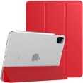 thumbnail image 1 of DuraSafe Cases iPad PRO 12.9 6 5 4 Gen 2022 2021 2020 [ iPad 12.9 Inch 6th 5th 4th ] A2436 A2764 A2437 A2766 A2378 A2461 A2379 A2462 A2229 A2069 A2232 A2233 Hard Smart PC Translucent Back Cover - Red, 1 of 7