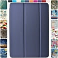 thumbnail image 1 of DuraSafe Cases iPad PRO 12.9 Inch 4th 5th 6th Gen [ Pro 12.9 4 5 6 Gen ] MY2H2LL/A MXAT2LL/A MXAV2LL/A MXAX2LL/A MY2J2LL/A MXAU2LL/A MXAW2LL/A MXAY2LL/A Slim Auto Sleep / Wake PC Cover - Navy Blue, 1 of 7