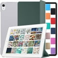 thumbnail image 1 of DuraSafe Cases iPad PRO 3rd Gen 2018 12.9 Inch [ 3 Gen ] MTEL2LL/A MTEM2LL/A MTFN2LL/A MTFL2LL/A MTFP2LL/A MTFQ2LL/A iPad Cover with Translucent Hard Back - Dark Green, 1 of 4
