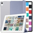 thumbnail image 1 of DuraSafe Cases iPad PRO 3rd Gen 2018 12.9 Inch [ 3 Gen ] MTEL2LL/A MTEM2LL/A MTFN2LL/A MTFL2LL/A MTFP2LL/A MTFQ2LL/A iPad Cover with Translucent Hard Back - Gray, 1 of 4