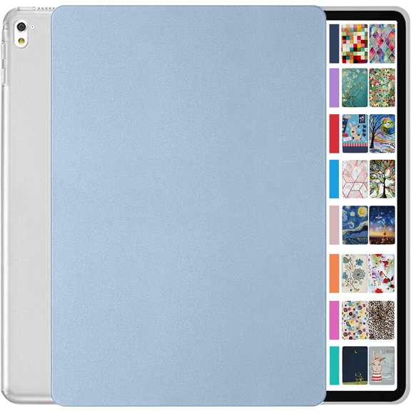 DuraSafe Cases for iPad Pro 2016 9.7 Inch [ Pro 9.7 ] A1673 A1674 A1675 MLMP2LL/A MM172LL/A MLMN2LL/A MLMW2LL/A MLMX2LL/A Slim Hard Shell Protective Stand Cover - Light Blue