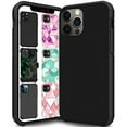 thumbnail image 1 of DuraSafe Cases iPhone 12 DuraSafe Cases iPhone 12 PRO 2020 6.1 Inch A2172 A2402 A2341 A2406 A2404 A2403 A2408 A2407 Protective Reinforced Shockproof Corner TPU Case with Matte Finish Back - Black, 1 of 5