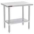 thumbnail image 1 of DuraSteel 24x36 Inch Stainless Steel Table - Metal Table with Adjustable Shelf - NSF Certified Work Table - Cooking & Laundry Prep Table for Kitchen, Restaurant, Home, Commercial Use, 1 of 1